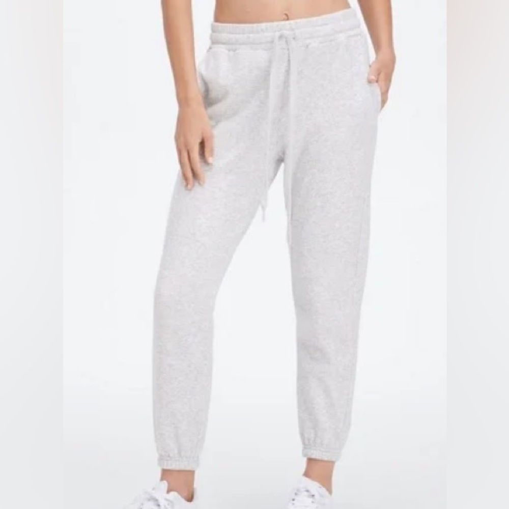 Grey fabletics sweatpant joggers